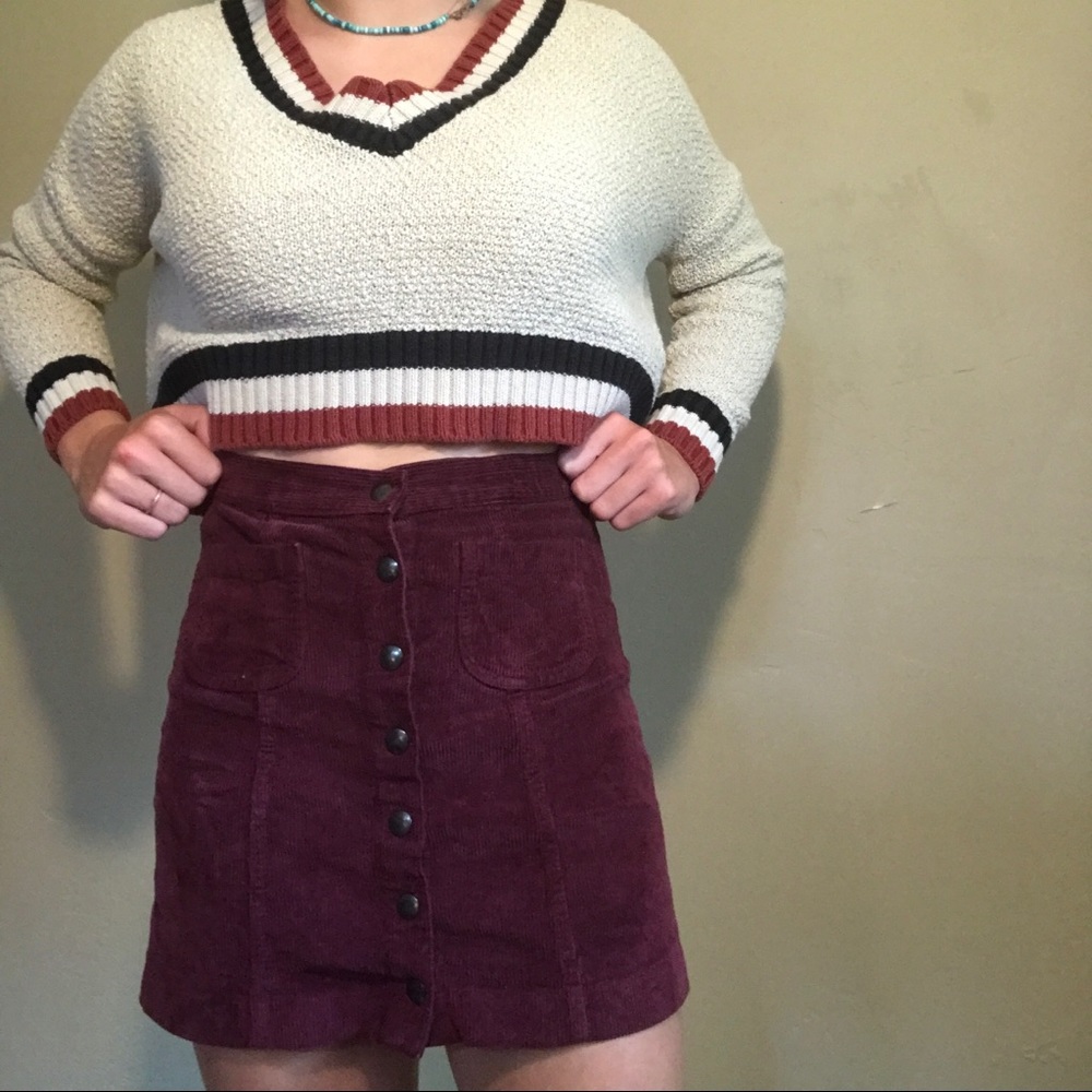 Brandy Melville Corduroy Skirt